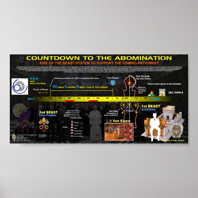 Póster Contagem para a Abominação (Frente)