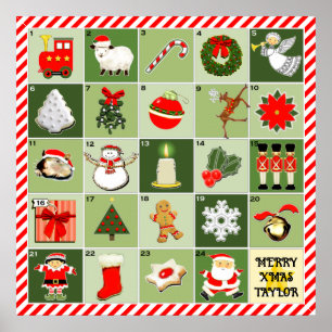 Poster Contagem Regressiva de Natal