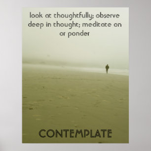 Póster Contemple