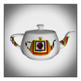 Póster Contempo Double Teapot