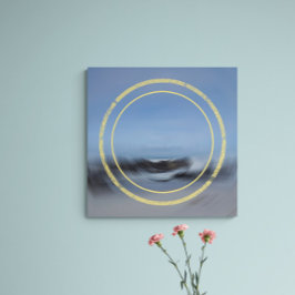 Póster Contemporâneo de escape de Abstrato de fluxo de ág