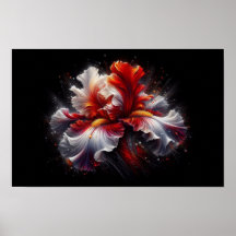 Poster Contemporâneo de Flor Íris