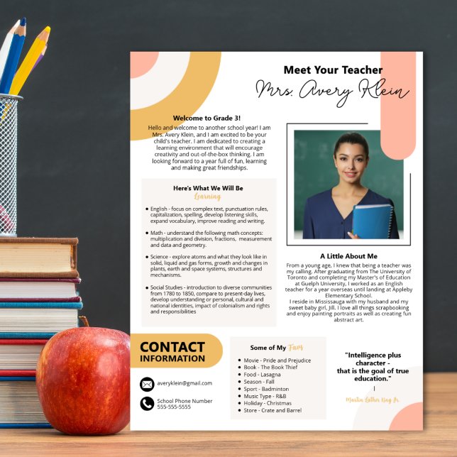 Poster Contemporâneo Encontre A Mão Do Professor (Essential for teachers)