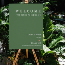 Contemporâneo Sage Green Bem-Vindo Ao Nosso Casame