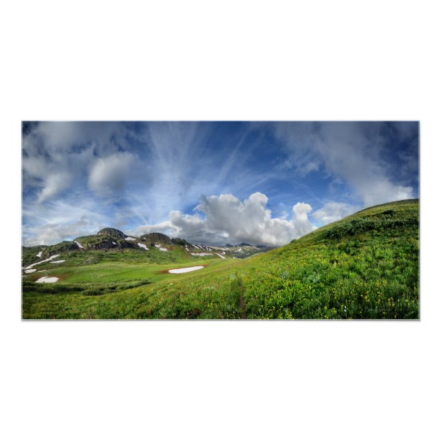 Póster Continental Divide Meadow - Colorado Trail (Frente)