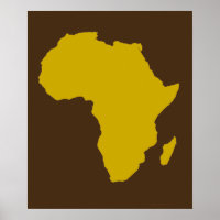 Continente de África - Dourado Negrito
