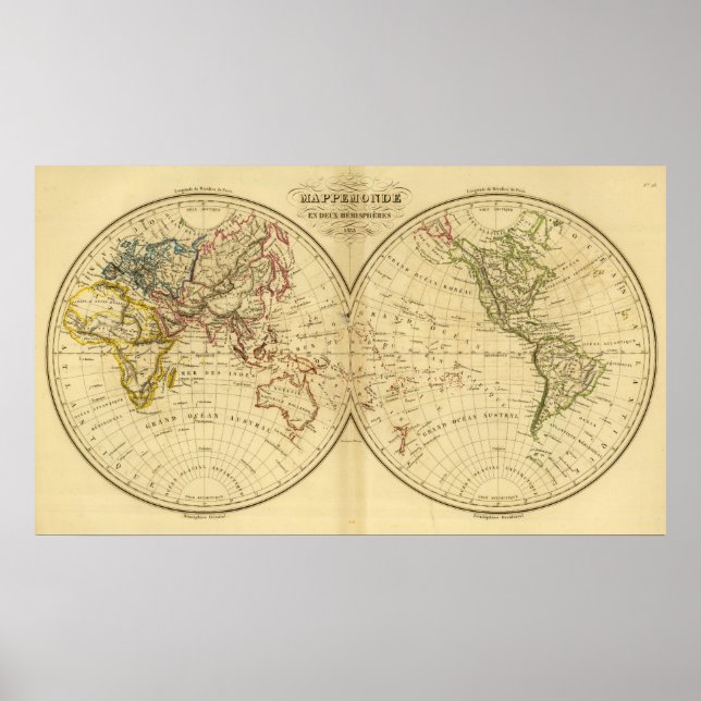 Póster Continentes (Frente)