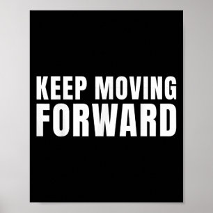 Poster Continuar a Avançar Motivacional
