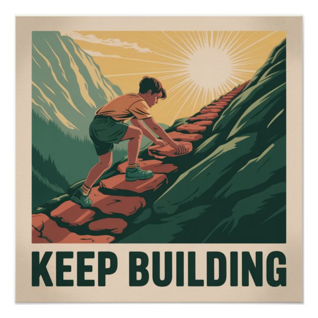 Póster Continuar Construindo (Frente)