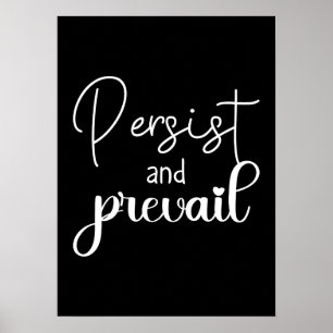 Poster Continuar e Prevalecer, Motivação de Sucesso de GC