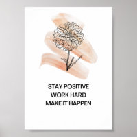 Continuar positivo duro de afirmação positiva