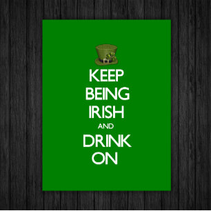 Póster Continue sendo irlandês