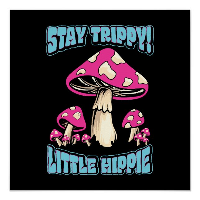 Póster Continue Tripudo! Pequeno Hippie (Frente)