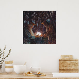 Poster Conto de Fadas dos Reis   Mikalojus Ciurlionis  