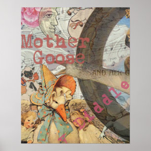 Póster Conto de Fadas Rima da Mamãe Gansa