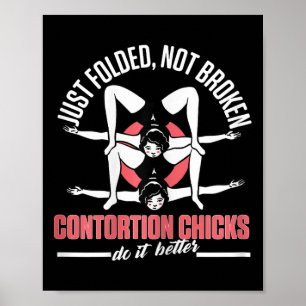 Poster Contorcionista Contorção Yoga Ginástica Aéreo An