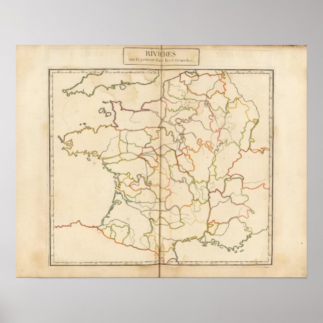 Póster Contorno dos Reivers da França (Frente)