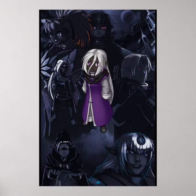 Póster Contornos: Idade sem lua: capítulos de pré-visuali (Frente)