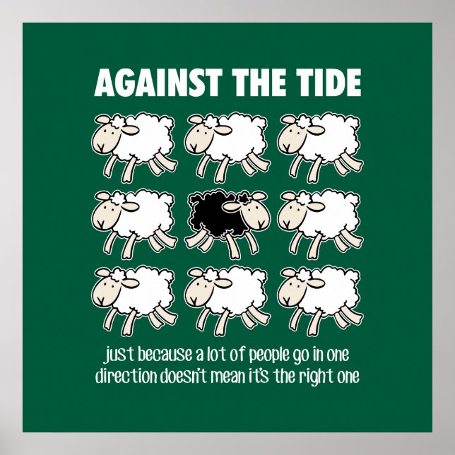 Poster Contra a Maré (Frente)