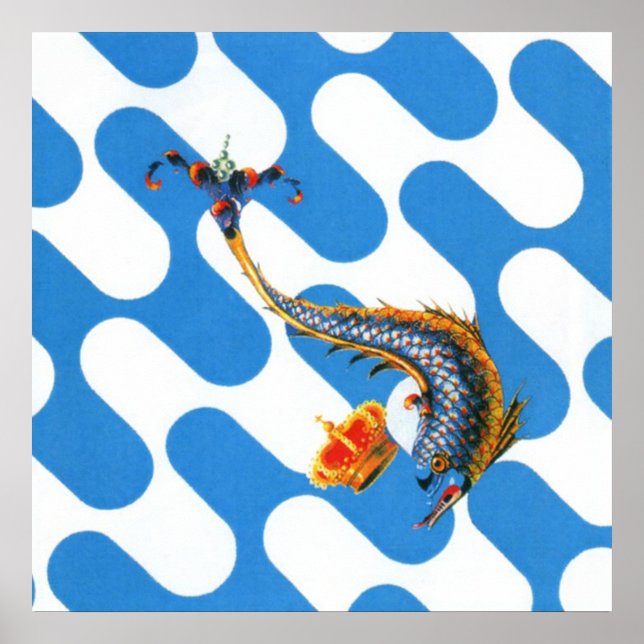 Poster Contrada Capitã da Onda Palio (Frente)