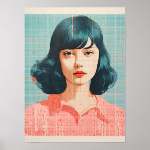 Poster Contraste a Negrito: Uma Sinfonia de Estilo e Cor