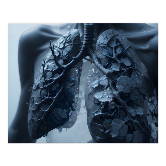 Póster Contraste pulmonar comunitário (Frente)