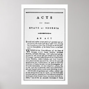 Póster Contrato que documenta a remoção forçada da Entrad