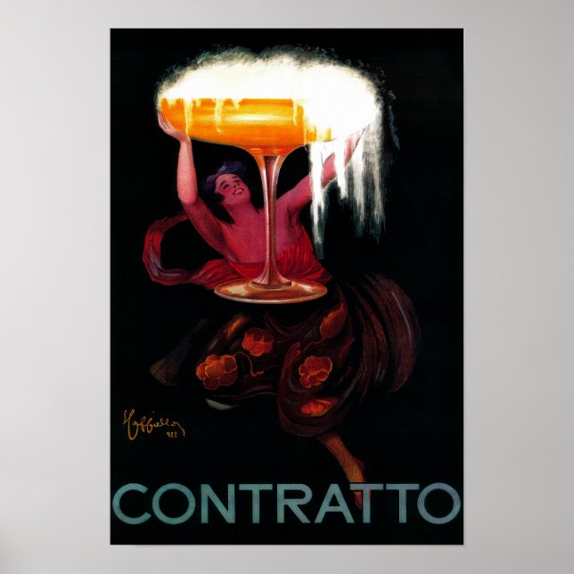 Póster Contrato Vintage PosterEurope (Frente)