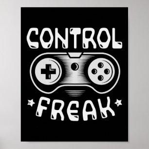 Poster Control Freak - Gamer de Videos games de jogos eng
