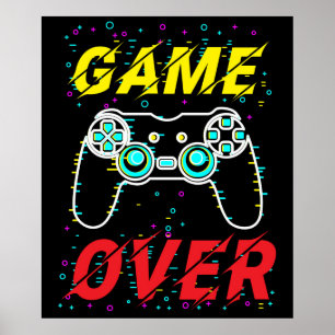 Poster Controladora de Jogo sobre Vídeo