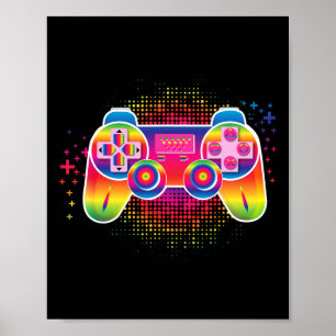 Poster Controladora de Jogos de Vídeo