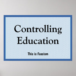 Poster Controlar a Educação