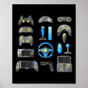 Poster Controlar Jogo De Vídeo De Todas As Coisas