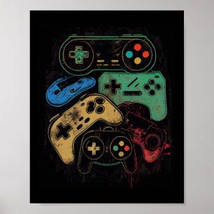 Poster Controlar Todas As Coisas Do Gamer De Controlador 