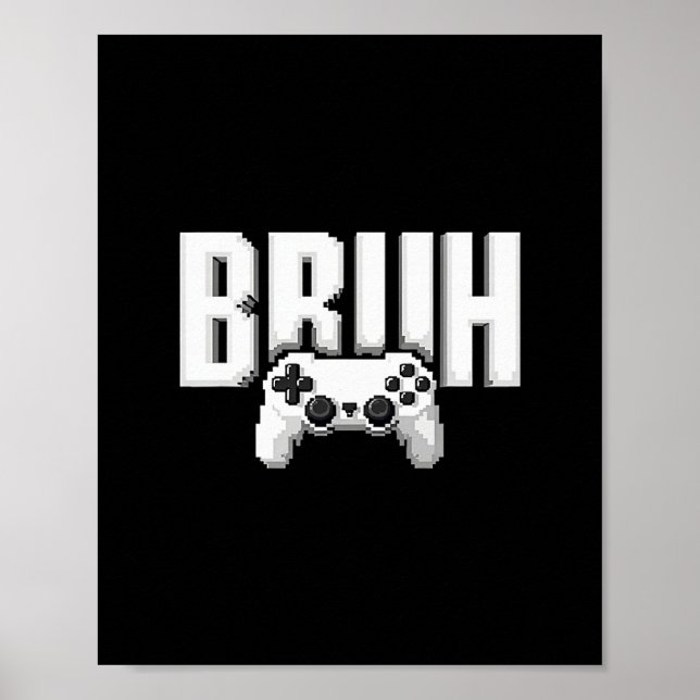 Poster Controle de Jogo Divertido para Crianças Eu (Frente)