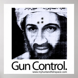 Póster Controlo de armas