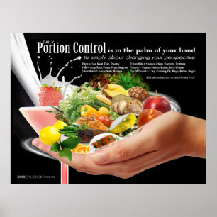 Póster Controlo de Porções