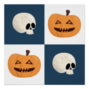 Póster Controlo de Skulls e de Pumpkins