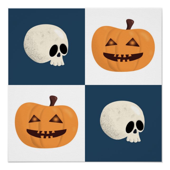 Póster Controlo de Skulls e de Pumpkins (Frente)