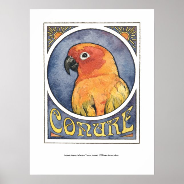 Póster Conure Nouveau (Frente)