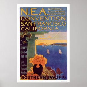 Poster Convenção San Francisco 1911 da educação