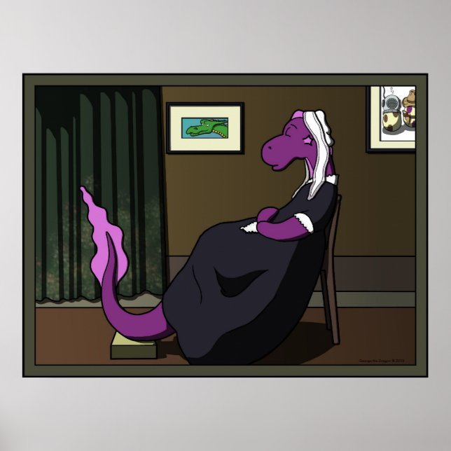 Póster Convênio em roxo e verde (Frente)