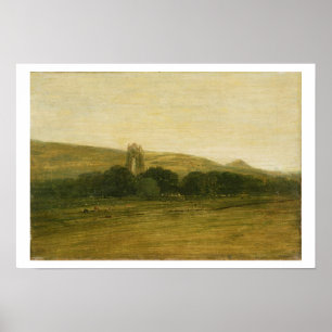 Póster Convento de Guisborough, c.1801-02 (óleo em