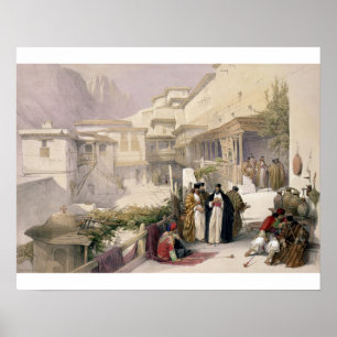 Poster Convento de St. Catherine, monte Sinai, o 17 de