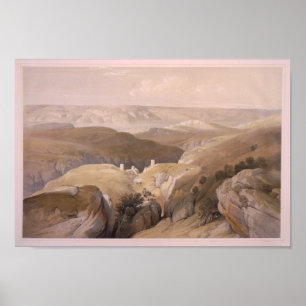 Póster Convento de St. Saba. Abril de 1839