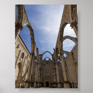 Poster Convento do Carmo em Lisboa