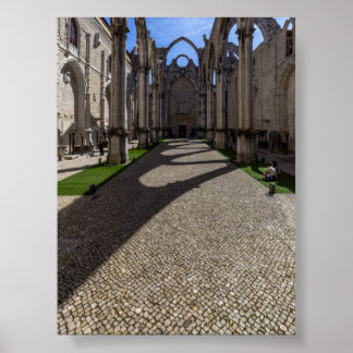 Poster Convento do Carmo in Lisbon