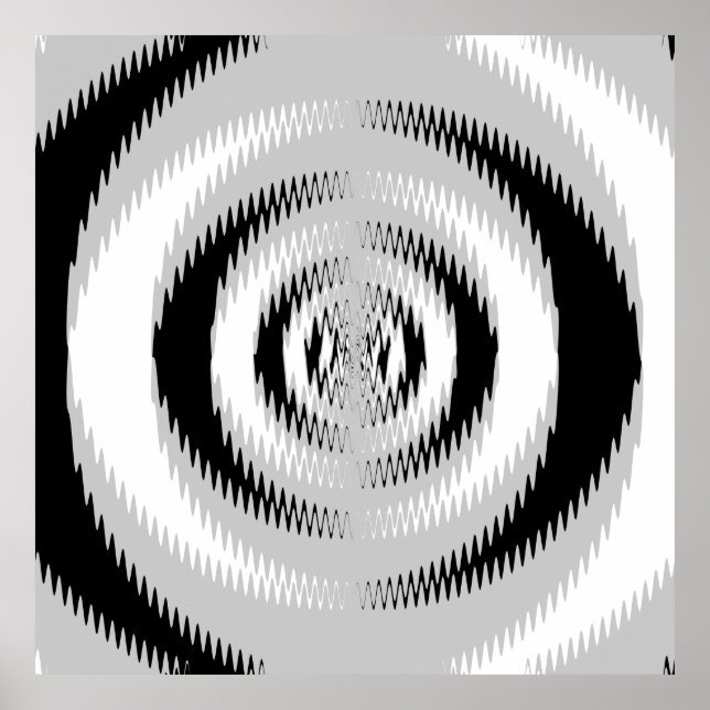 Poster Converged Log Spirals Dist var 4 (Frente)