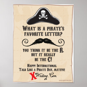 Póster Conversa como um dia do pirata