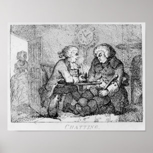 Póster Conversa, ilustração